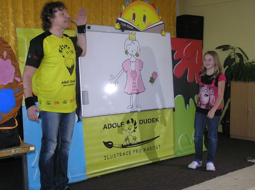 ilustrátor dětských knih p. Dudek